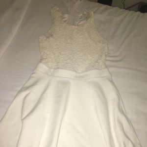 Urban Outfitters White Tie-Back Dress